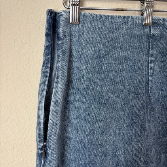 Future Collective 2X Rosette Denim Mini Skirt NEW - Picture 11 of 11